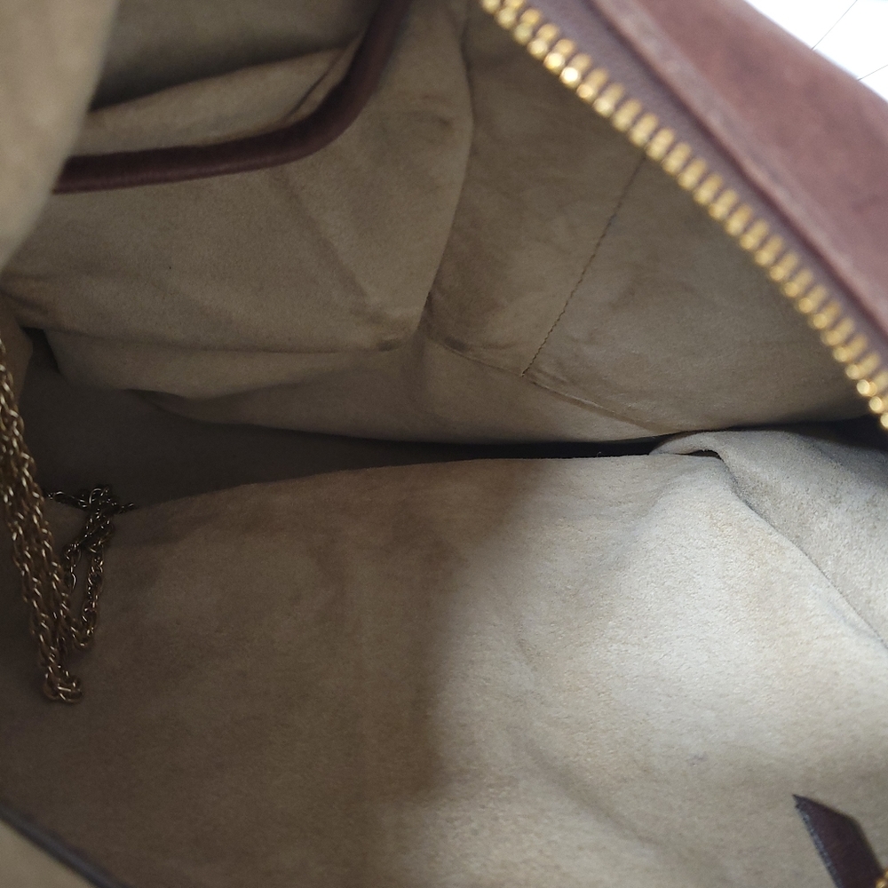 Botkier women's leather Hobo handbag Braided strap suede interior gold hardware - Picture 8 of 17